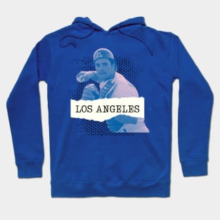 Mike Piazza Los Angeles Baseball 90s Nostalgia Minimalist Hoodie